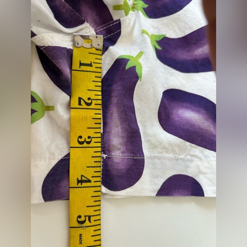 ZESTIES MALE ROMPER-EGGPLANT COTTON/SPANDEX BLEND, STRETCHY Sz. S. QUIRKY - Picture 9 of 10
